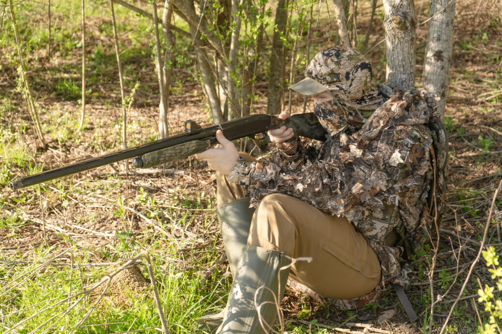 5 Essential Items Every Hunter Needs for a Successful Turkey Hunt first lite treeline turkey vest field pic 1